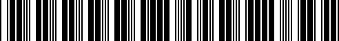 Barcode for 00004320737