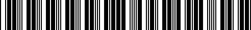 Barcode for 00004320934