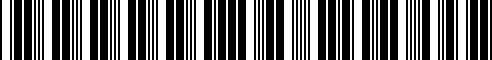 Barcode for 00004330532