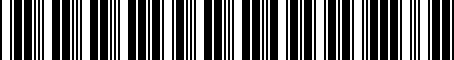 Barcode for 000800981C