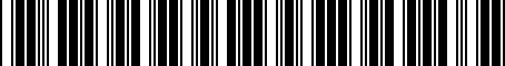 Barcode for 012141719E