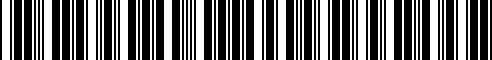 Barcode for 01464S5AA02