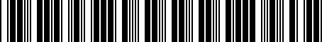 Barcode for 017500043K