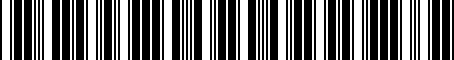 Barcode for 017525281C