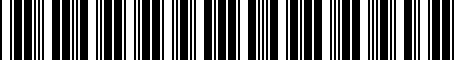 Barcode for 021145933H