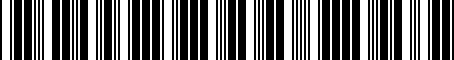 Barcode for 027133373E