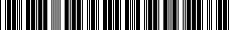 Barcode for 034105251C