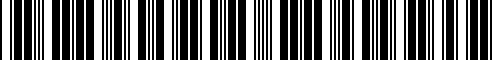 Barcode for 03H253035AA