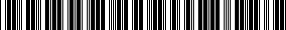 Barcode for 04813S3MA03ZC