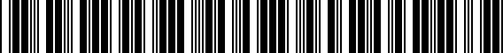 Barcode for 04813SDCL02ZC