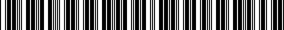 Barcode for 06770SS0A90ZA