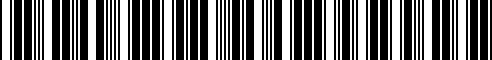 Barcode for 06783SDCA80