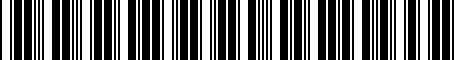 Barcode for 074115405A