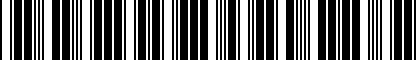 Barcode for 078131503
