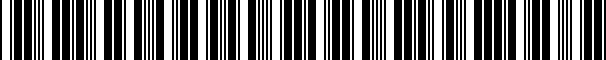 Barcode for 0K52Y57250AGE3