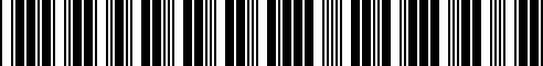 Barcode for 11000430233