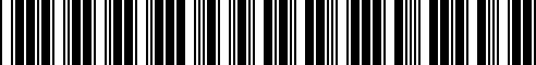 Barcode for 11131407505