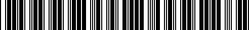 Barcode for 11131432703