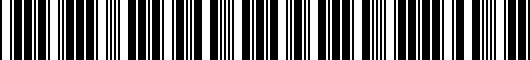 Barcode for 1C08642457PW