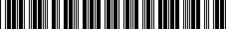 Barcode for 1K0498203F
