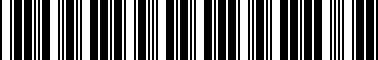 Barcode for 20844103