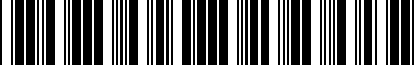 Barcode for 23243332