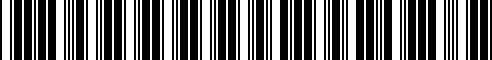 Barcode for 31111141023