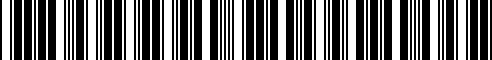 Barcode for 31116761462