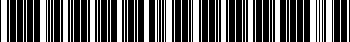 Barcode for 31126777743