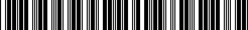 Barcode for 33110S6M003