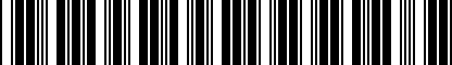 Barcode for 420201153