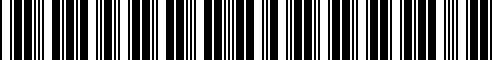 Barcode for 42700T2AA83