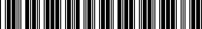 Barcode for 4782741AC