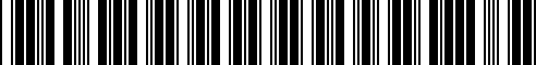 Barcode for 64219182743