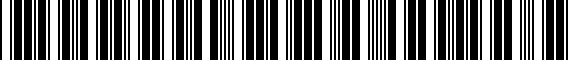 Barcode for 89A867233DYO3