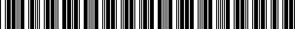 Barcode for 97052116233DAB